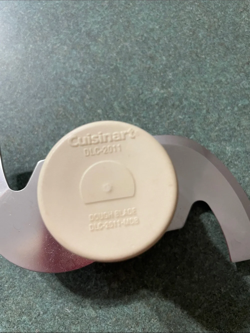 MDB Cuisinart Dough Blade part only # DLC2011 Beige & Silver for food processor